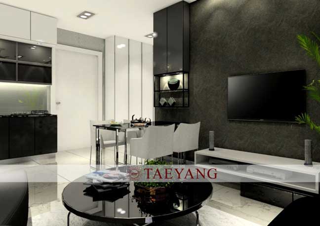 Living room design Singapore