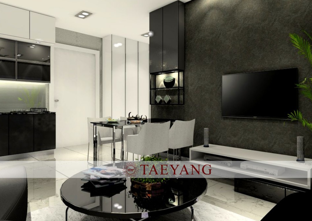 HDB flat interior design Singapore modern